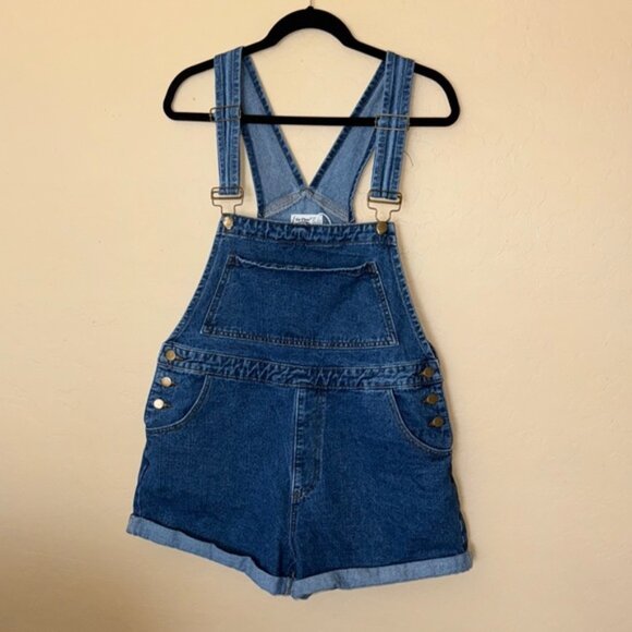 Denim Overalls with Pocket Detail - Picture 1 of 6